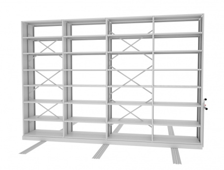Стеллаж мобильный, серия «Архив» 2775х4000x800 (7+1)